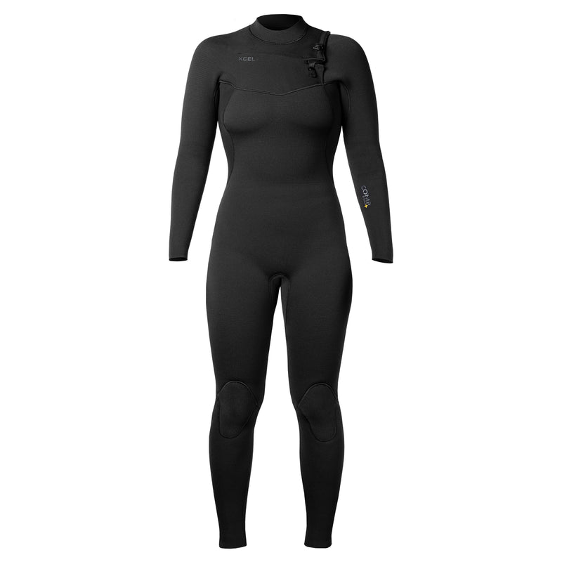 Load image into Gallery viewer, Xcel Ladies Comp + 3/2mm Fullsuit - Black