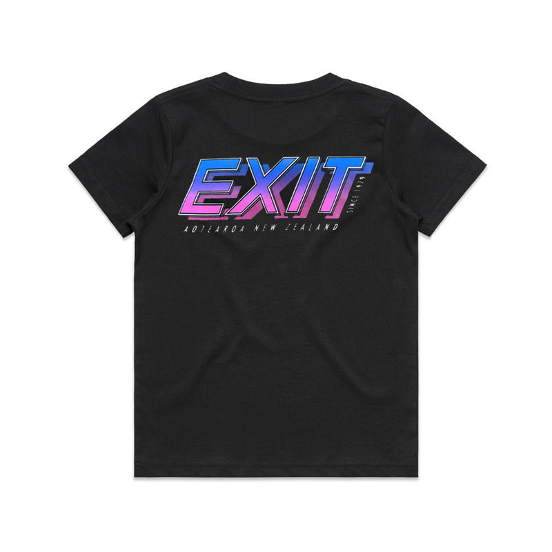 Load image into Gallery viewer, Exit Surf Youth Fade Tee - Black