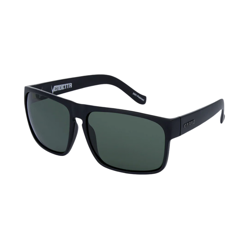 Load image into Gallery viewer, Carve Vendetta Matte Black Polarized Green