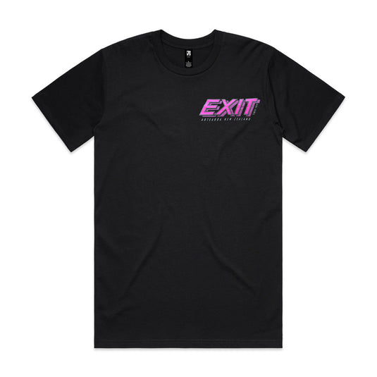 Exit Surf OG Logo Tee - Blk/Pink