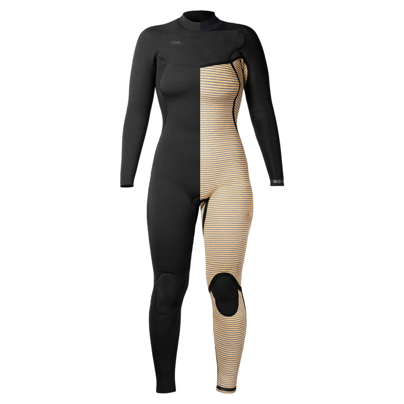 Load image into Gallery viewer, Xcel Ladies Comp + 3/2mm Fullsuit - Black