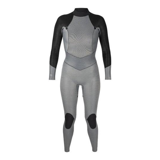 Xcel Ladies Axis 3/2 Backzip Steamer - Black/Flower