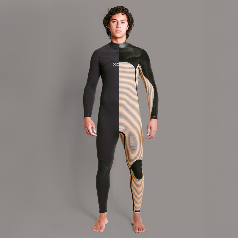 Load image into Gallery viewer, Xcel Comp + 3/2 Fullsuit - Black