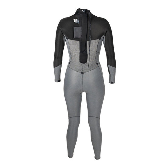 Xcel Ladies Axis 3/2 Backzip Steamer - Black/Flower