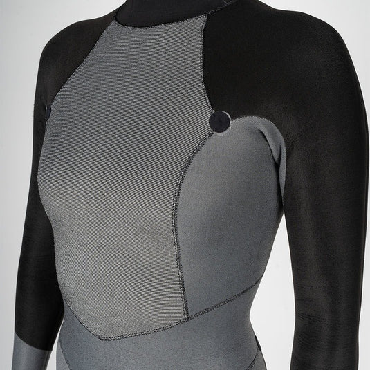 Xcel Ladies Axis 3/2 Backzip Steamer - Black/Flower