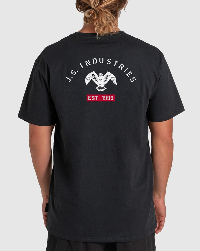 Load image into Gallery viewer, JS Industries Kirra Eagle Tee - Black