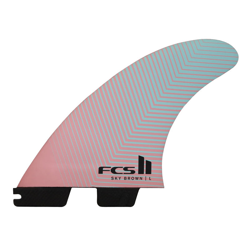 Load image into Gallery viewer, FCSII Sky Brown PC Tri Fin - Teal/Pink
