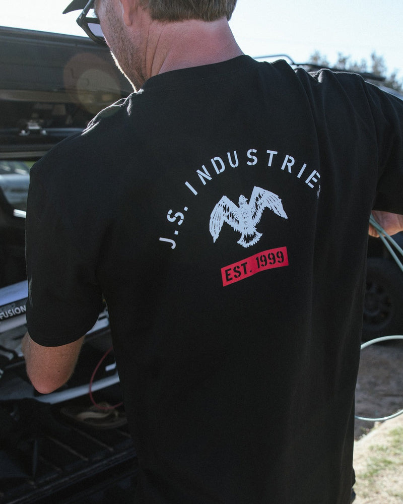 Load image into Gallery viewer, JS Industries Kirra Eagle Tee - Black