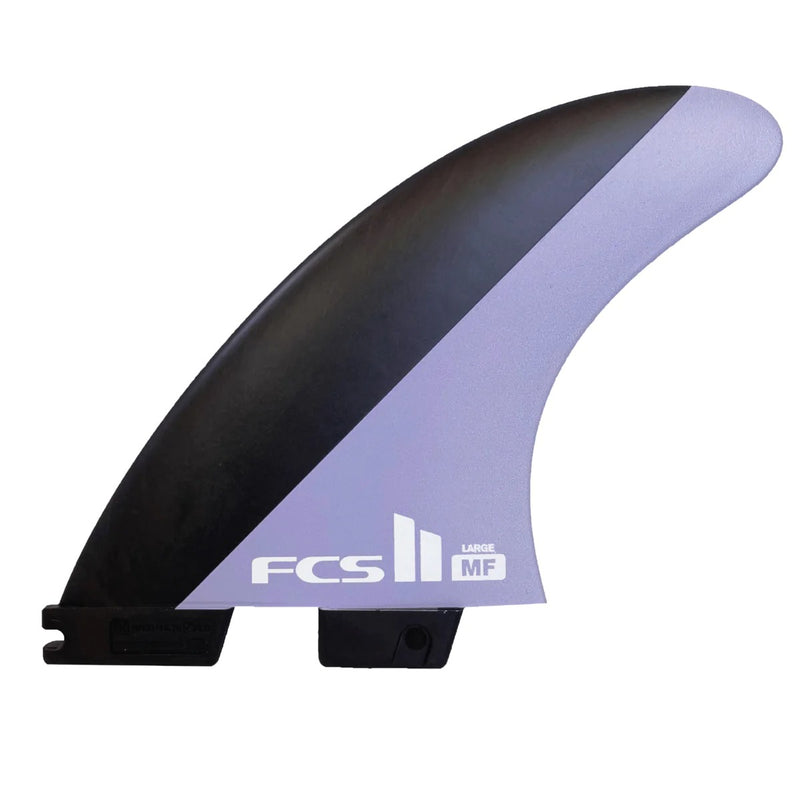 Load image into Gallery viewer, FCSII Mick Fanning PC Tri Fin - Char/Lavender