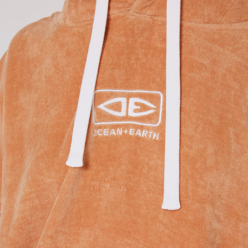 Load image into Gallery viewer, O&E Ladies Honey Hooded Poncho