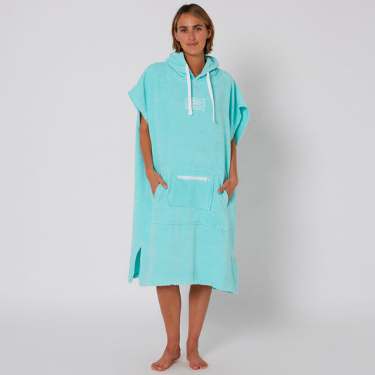 O&E Ladies Honey Hooded Poncho