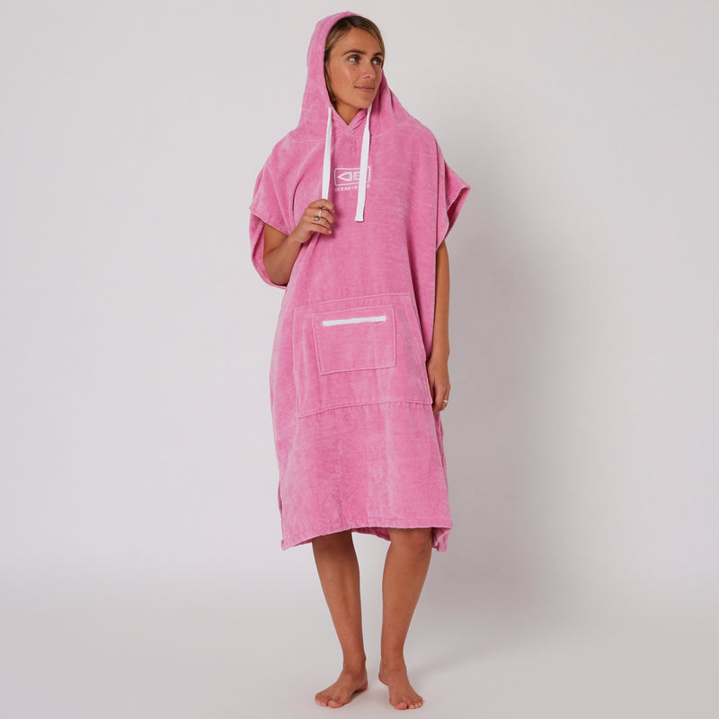 Load image into Gallery viewer, O&E Ladies Honey Hooded Poncho