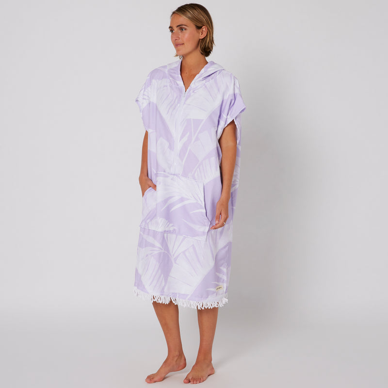 Load image into Gallery viewer, O&E Ladies Zip Front Hooded Poncho