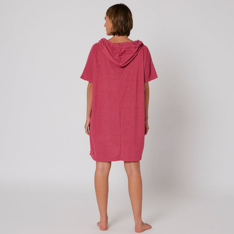 Load image into Gallery viewer, O&E Ladies V-Neck Hooded Poncho