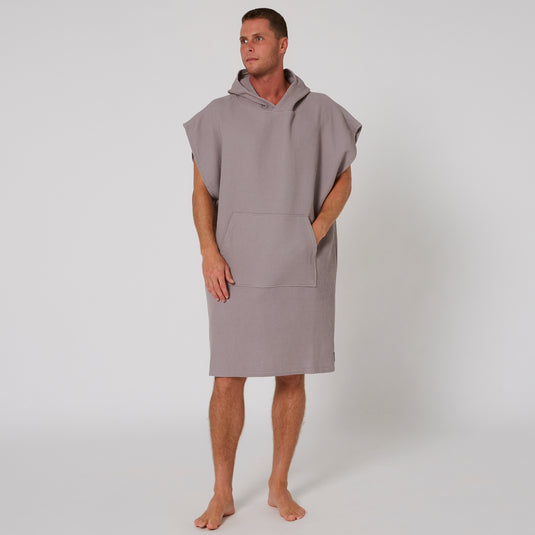 O&E Mens Waffle Poncho