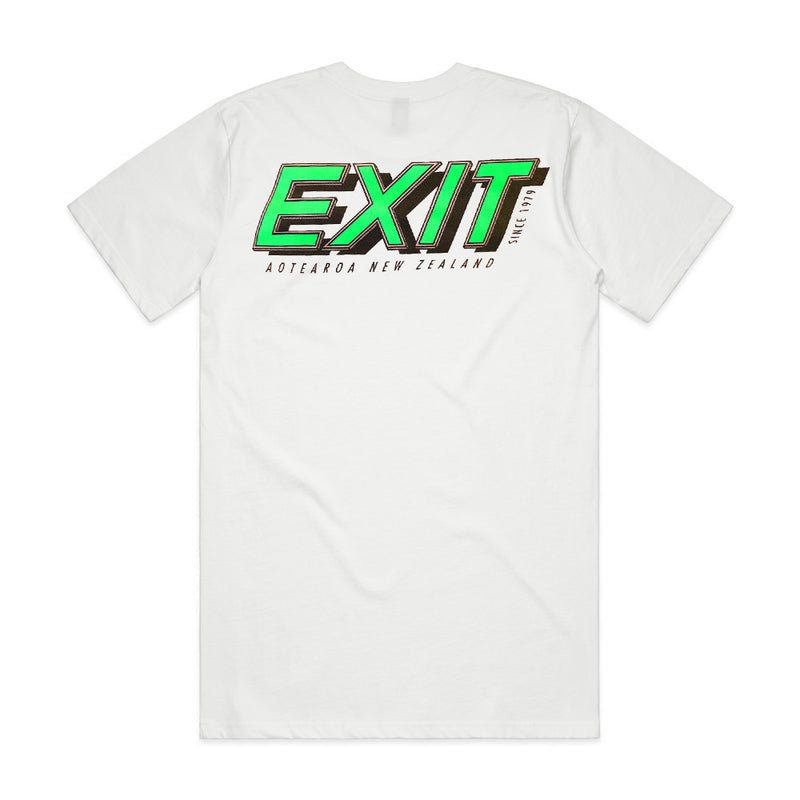 Load image into Gallery viewer, Exit Surf OG Logo Tee - White/Green