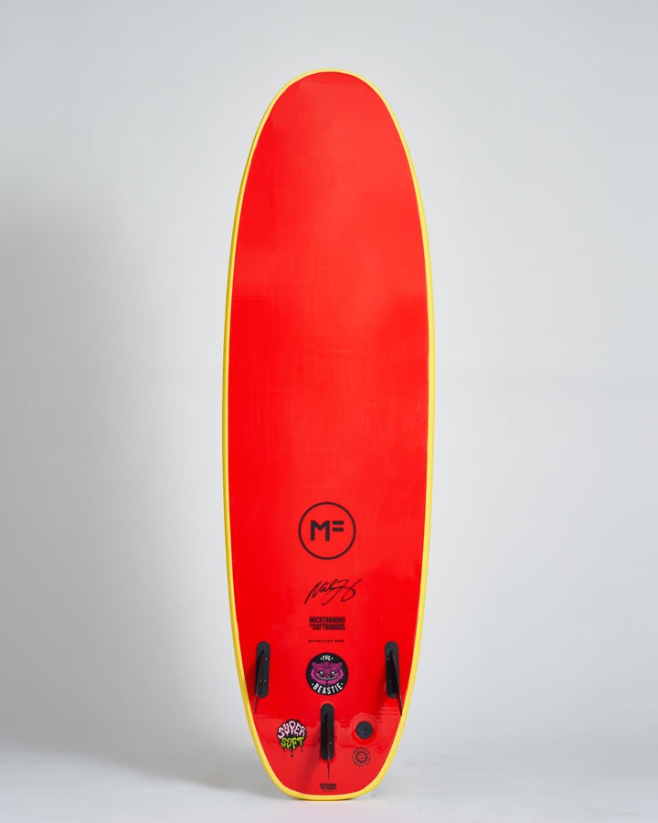 Load image into Gallery viewer, Mick Fanning Beastie Supersoft - Sunshine/Red