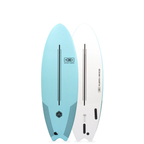 O&E Macca Surf School Softboard - Blue