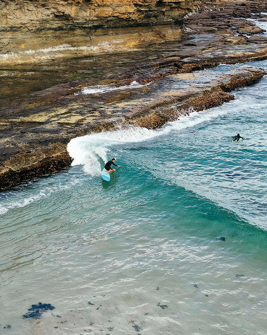 O&E Log Dog Single Fin Softboard