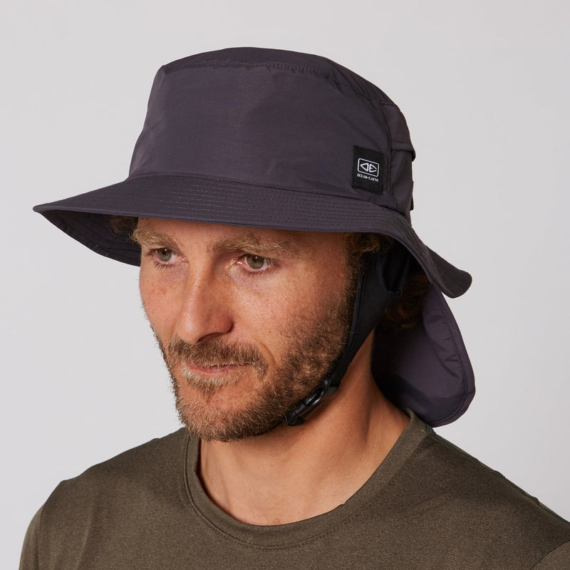 Load image into Gallery viewer, O&E Indo Stiff Peak Surf Hat