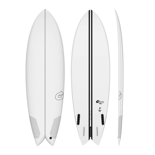 Torq Tec Big Boy Fish White Exit Surf The Surfers Store