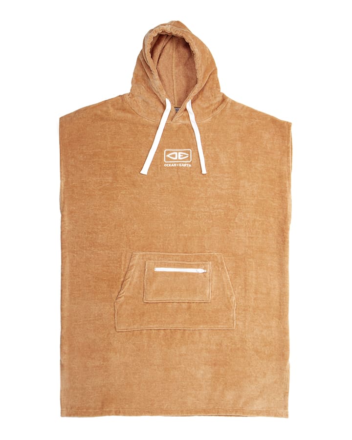 Load image into Gallery viewer, O&E Ladies Honey Hooded Poncho
