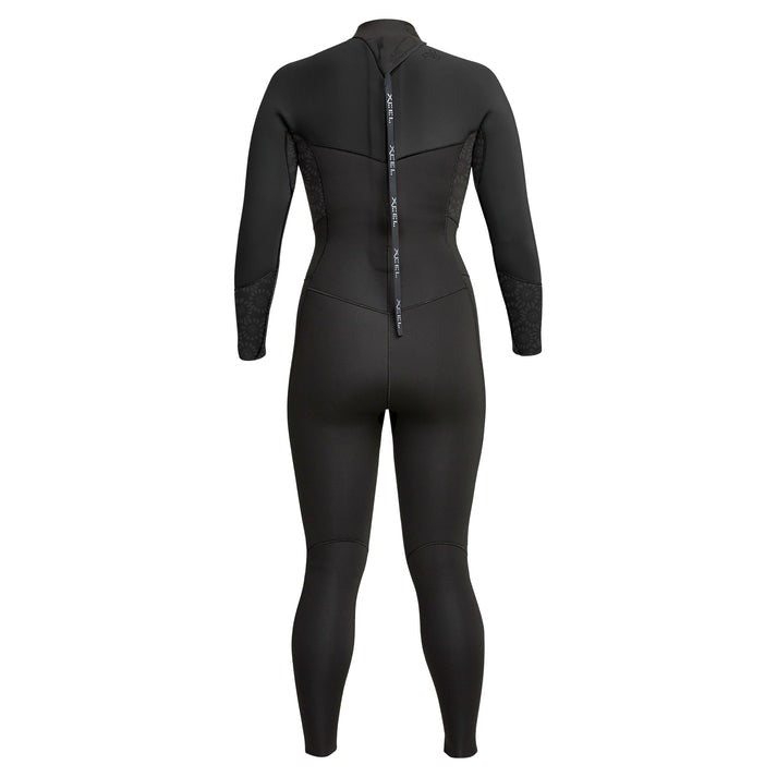 Load image into Gallery viewer, Xcel Ladies Axis 3/2 Backzip Steamer - Black/Flower