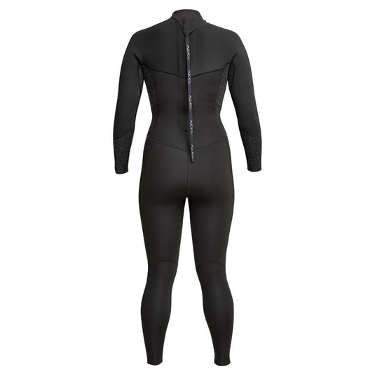 Xcel Ladies Axis 3/2 Backzip Steamer - Black/Flower