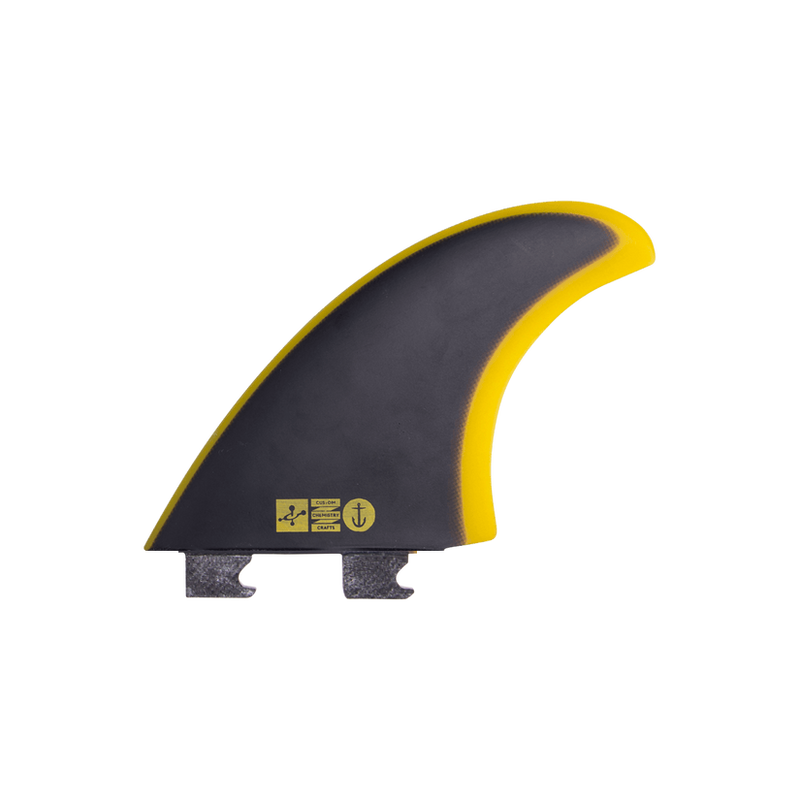 Load image into Gallery viewer, Captain Fin Chemistry Twin - Twin Tab -BLK/YLW