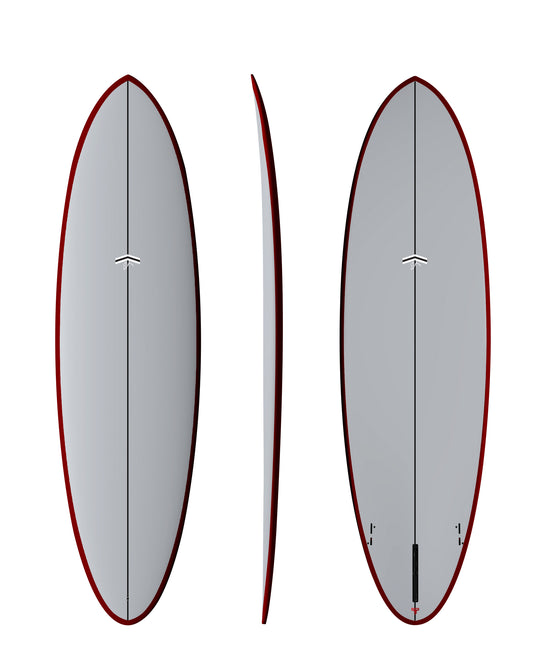 Cj Nelson Outlier X - Thunderbolt Red - Grey/Ox Blood