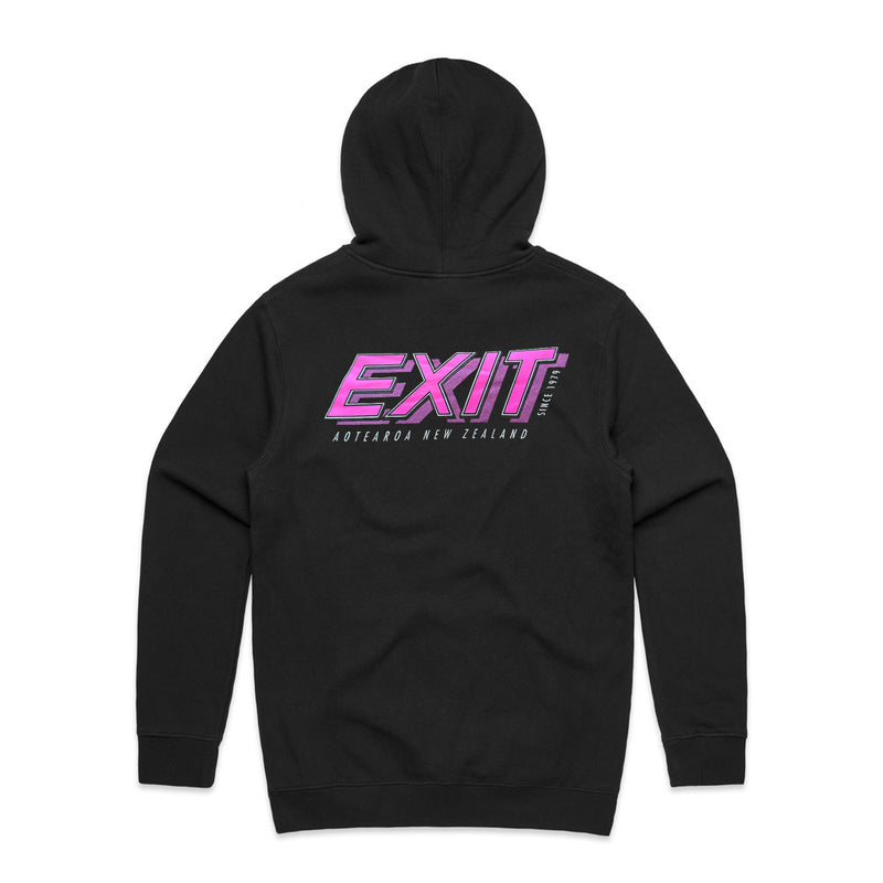 Load image into Gallery viewer, Exit Surf OG Logo Hoody - Black/Pink
