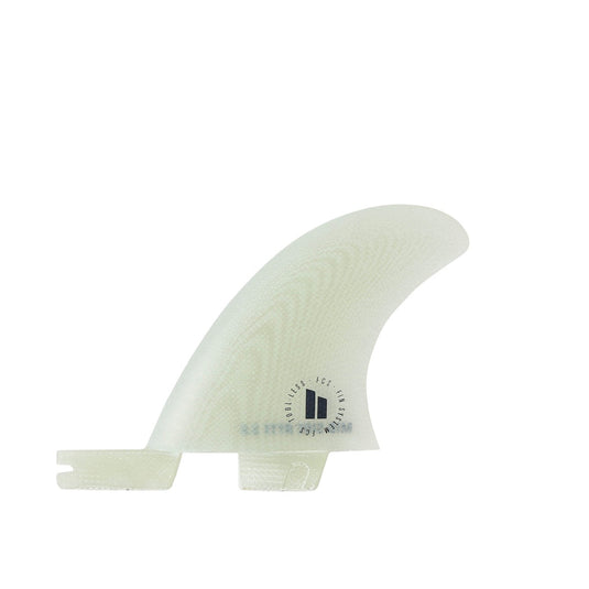 FCSII Mid Side Byte Fin Set - 3.6inch/Clear
