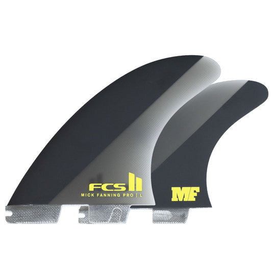 FCSII Mick Fanning PG Pro Tri Fin - Black/Acid