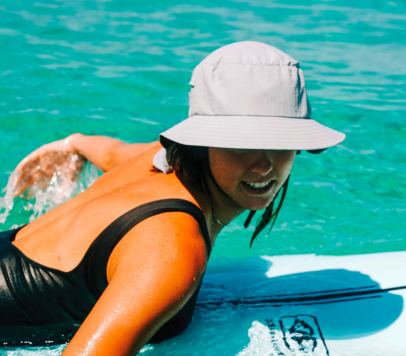Load image into Gallery viewer, O&E Indo Stiff Peak Surf Hat