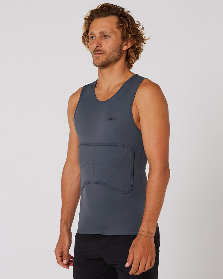 Load image into Gallery viewer, O&E Rib Guard Padded Vest - Charcoal
