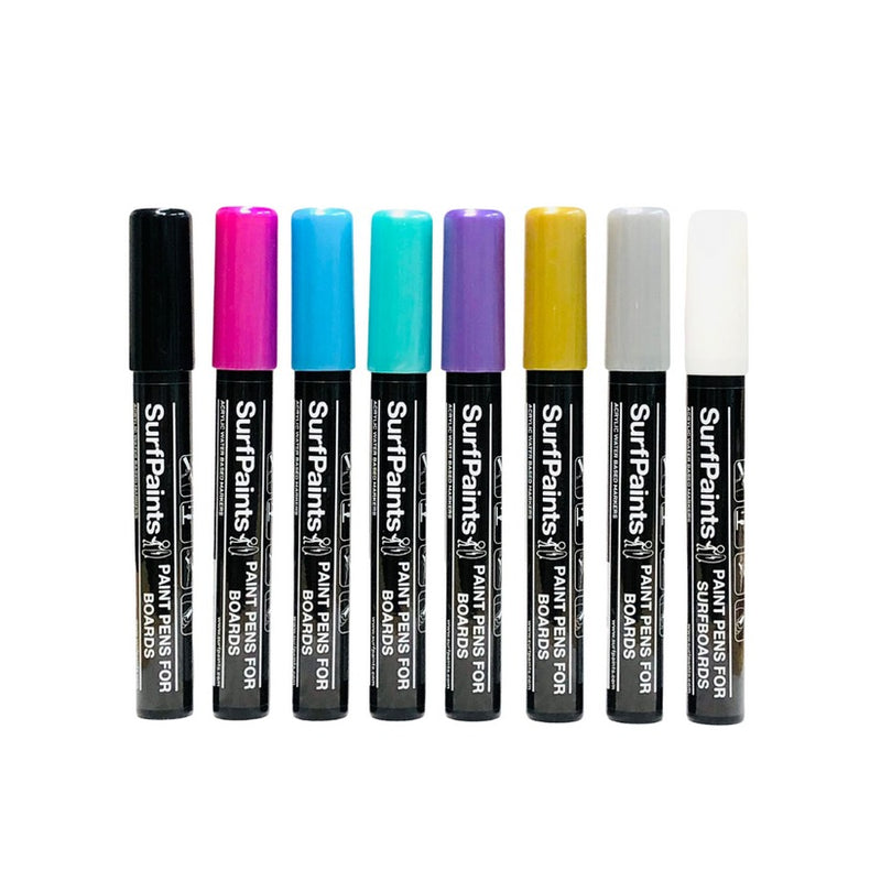 Load image into Gallery viewer, Surf Paints Premium 8 Pack - Metallic Set