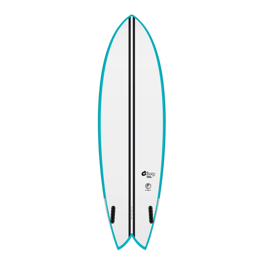 Torq Tec Fish Twin - Tecnicolor - Teal/White