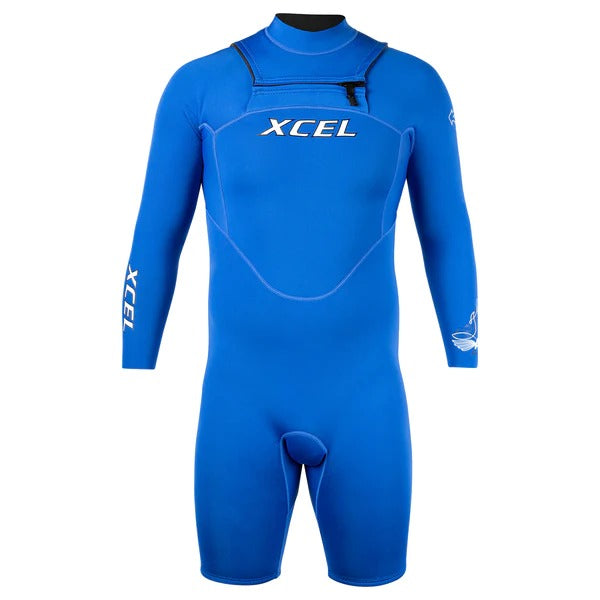 Load image into Gallery viewer, Xcel Archy's Garage 2mm L/S Springsuit - Royal