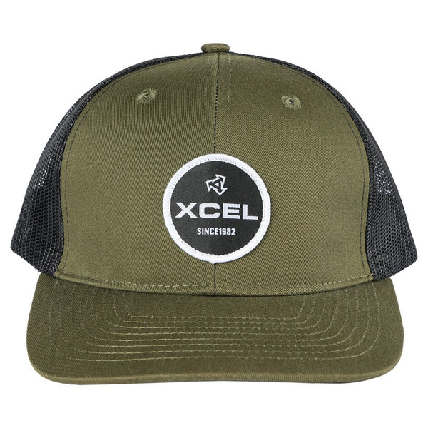 Xcel Wetsuits Heritage Trucker Hat Black Exit Surf The Surfers