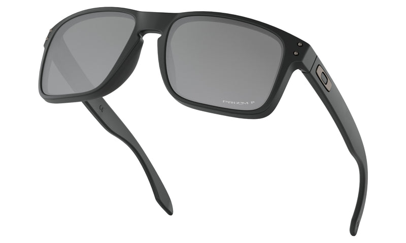 Load image into Gallery viewer, Oakley Holbrook Matte Black w/ Prizm Black Polarized