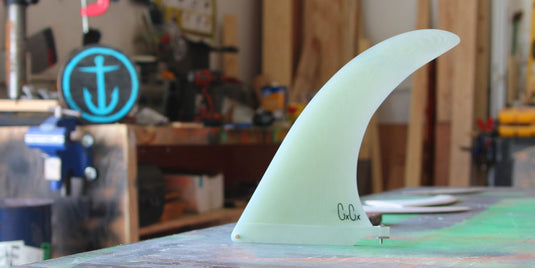 Captain Fin Chris Christenson Tracker 9.5 Fin - Clear