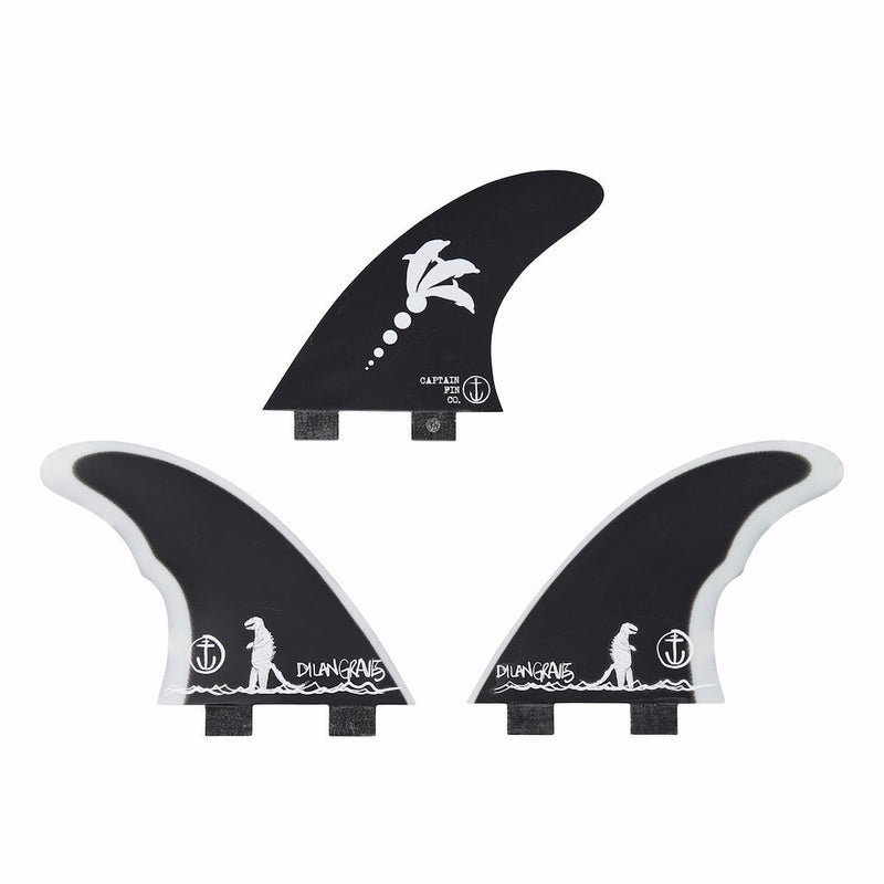 Load image into Gallery viewer, Captain Fin Dylan Gravezilla Twin Tab Tri Fin