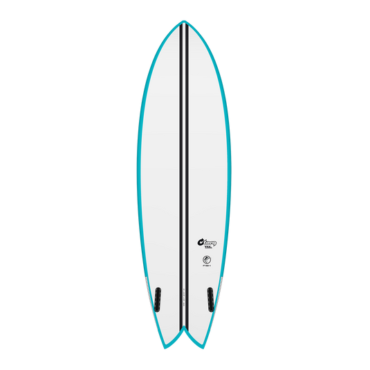 Torq Tec Fish Twin - Tecnicolor - Teal/White