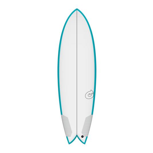 Torq Tec Fish Twin - Tecnicolor - Teal/White