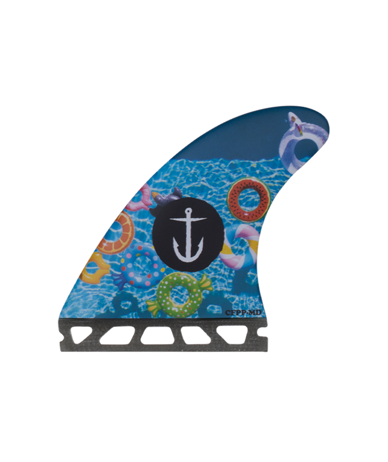 Load image into Gallery viewer, Captain Fin Pool Party Single Tab Tri Fin