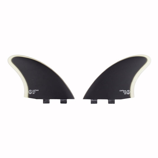 Captain Fin CF Keel Twin Tab - Black