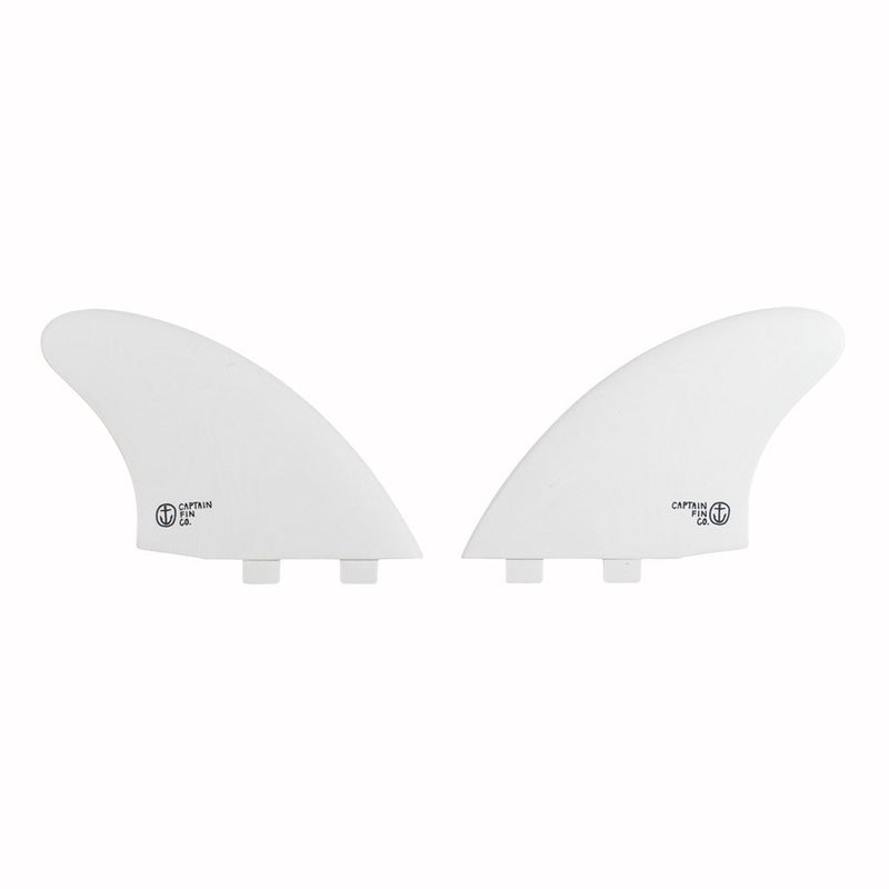 Load image into Gallery viewer, Captain Fin CF Keel Twin Tab - White