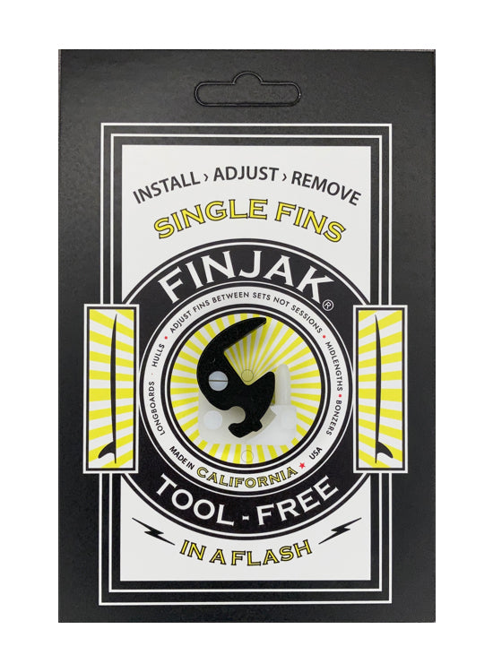 Load image into Gallery viewer, Finjak Tool Free Fin System - Orca Black/White