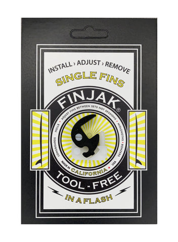 Finjak Tool Free Fin System - Green Flash