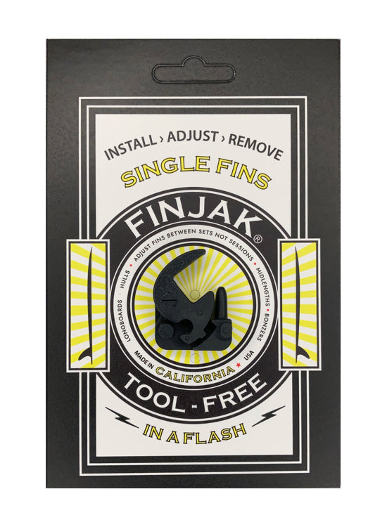 Load image into Gallery viewer, Finjak Tool Free Fin System - Black Sand